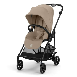 Коляска 2 в 1 Cybex Melio Carbon 2025 цвет Almond Beige с дождевиком