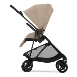 Коляска 2 в 1 Cybex Melio Carbon 2025 цвет Almond Beige с дождевиком