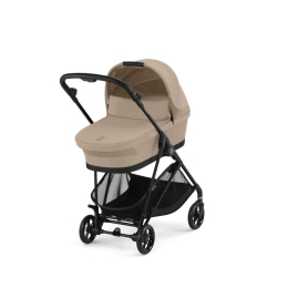 Коляска 2 в 1 Cybex Melio Carbon 2025 цвет Almond Beige с дождевиком