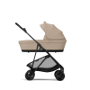 Коляска 2 в 1 Cybex Melio Carbon 2025 цвет Almond Beige