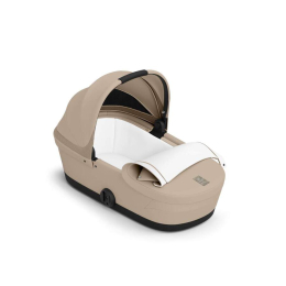 Коляска 2 в 1 Cybex Melio Carbon 2025 цвет Almond Beige с дождевиком