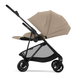 Коляска 2 в 1 Cybex Melio Carbon 2025 цвет Almond Beige с дождевиком
