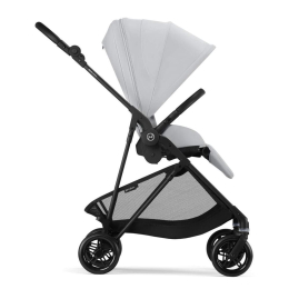 Коляска 2 в 1 Cybex Melio Carbon 2025 цвет Fog Grey с дождевиком