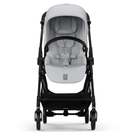 Коляска 2 в 1 Cybex Melio Carbon 2025 цвет Fog Grey с дождевиком