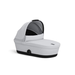 Коляска 2 в 1 Cybex Melio Carbon 2025 цвет Fog Grey с дождевиком