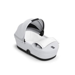 Коляска 2 в 1 Cybex Melio Carbon 2025 цвет Fog Grey с дождевиком