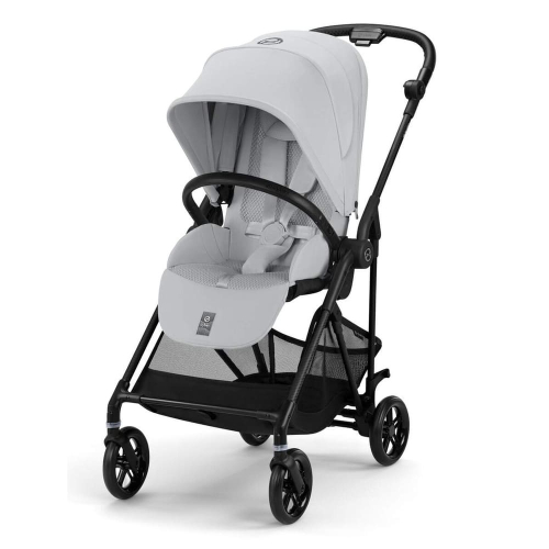 Коляска 2 в 1 Cybex Melio Carbon 2025 цвет Fog Grey