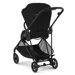 Коляска 2 в 1 Cybex Melio Carbon 2025 цвет Magic Black с дождевиком