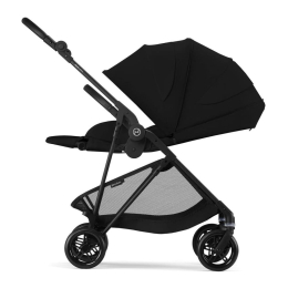 Коляска 2 в 1 Cybex Melio Carbon 2025 цвет Magic Black с дождевиком