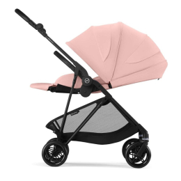 Коляска 2 в 1 Cybex Melio Carbon 2025 цвет Candy Pink с дождевиком