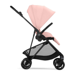 Коляска 2 в 1 Cybex Melio Carbon 2025 цвет Candy Pink с дождевиком
