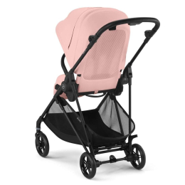 Коляска 2 в 1 Cybex Melio Carbon 2025 цвет Candy Pink с дождевиком