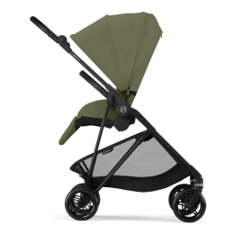 Коляска 2 в 1 Cybex Melio Carbon 2025 цвет Moss Green с дождевиком