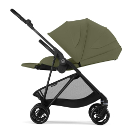 Коляска 2 в 1 Cybex Melio Carbon 2025 цвет Moss Green с дождевиком