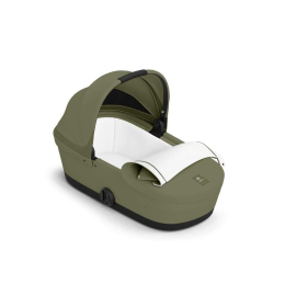 Коляска 2 в 1 Cybex Melio Carbon 2025 цвет Moss Green с дождевиком