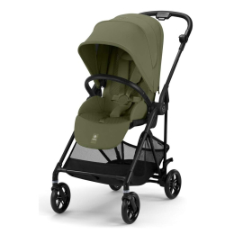 Коляска 2 в 1 Cybex Melio Carbon 2025 цвет Moss Green с дождевиком