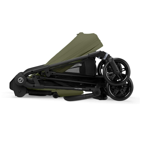 Коляска 2 в 1 Cybex Melio Carbon 2025 цвет Moss Green