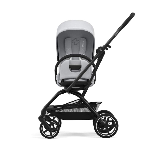 Прогулочная коляска Cybex Eezy S Twist+2 цвет Fog Grey шасси Black