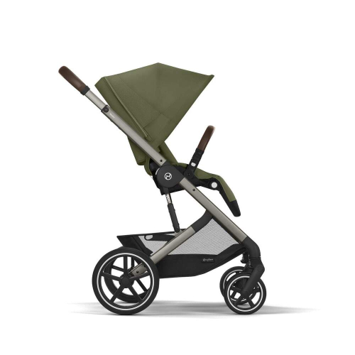Коляска 3 в 1 Cybex Balios S Lux 2025 цвет Moss Green + Автокресло Cybex Aton B2 цвет Black