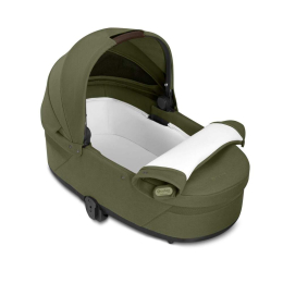 Коляска 3 в 1 Cybex Balios S Lux 2025 цвет Moss Green + Автокресло Cybex Cloud T цвет Leaf green