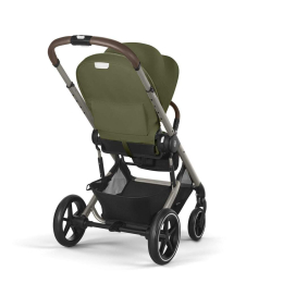 Коляска 3 в 1 Cybex Balios S Lux 2025 цвет Moss Green + Автокресло Cybex Cloud T цвет Leaf green