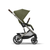Коляска 3 в 1 Cybex Balios S Lux 2025 цвет Moss Green + Автокресло Cybex Cloud T цвет Leaf green