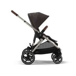 Прогулочная коляска для двойни с двумя сиденьями Cybex Gazelle S цвет Chocolate Brown