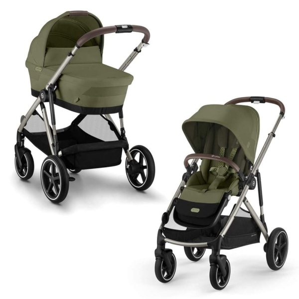 Коляска 2 в 1 Cybex Gazelle S цвет Moss Green