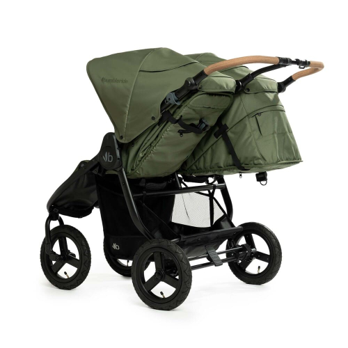 Коляска для двойни Bumbleride Indie Twin 2025 цвет Olive (Оливковый)