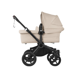 Коляска для двойни 2 в 1 Bugaboo Donkey 5 Twin цвет Desert Taupe шасси Black (2 люльки и 2 сиденья)