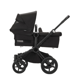 Коляска для двойни 2 в 1 Bugaboo Donkey 5 Twin цвет Midnight black шасси Black (2 люльки и 2 сиденья)
