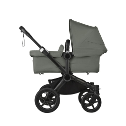 Коляска для двойни 2 в 1 Bugaboo Donkey 5 Twin цвет Forest green шасси Black (2 люльки и 2 сиденья)
