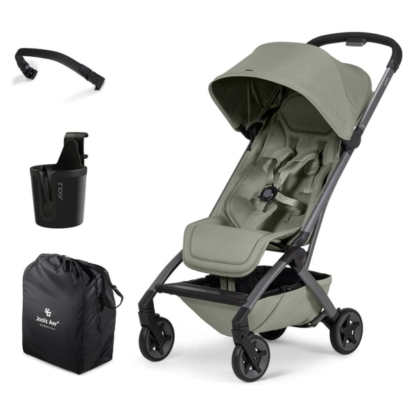 Коляска Joolz Aer2 цвет Sage green с бампером и подстаканником