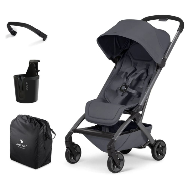 Коляска Joolz Aer2 цвет Stone grey с бампером и подстаканником