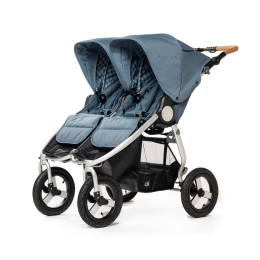 Коляска для двойни (2 люльки и 2 сиденья) Bumbleride Indie Twin цвет Ocean (голубой)