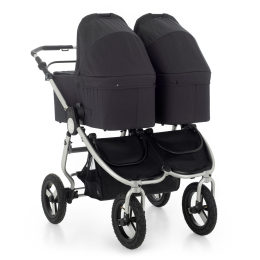 Коляска для двойни (2 люльки и 2 сиденья) Bumbleride Indie Twin цвет Ocean (голубой)