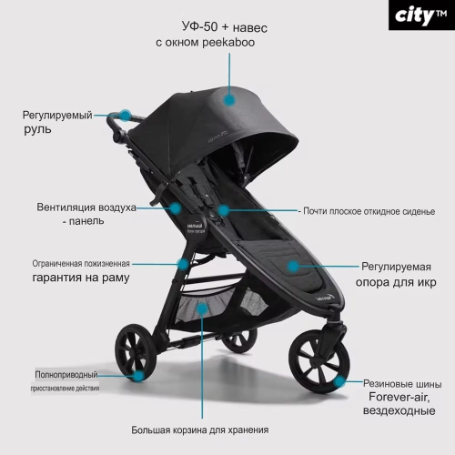 Прогулочная коляска Baby Jogger City Mini GT2 2025 цвет Briar Green