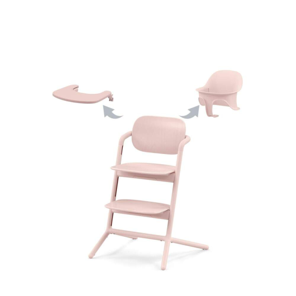 Стульчик для кормления Cybex Lemo 3 в 1 цвет Pearl Pink (Розовый)