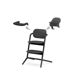 Стульчик для кормления Cybex Lemo 3 в 1 цвет Stunning Black (Черный)