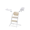 Стульчик для кормления Cybex Lemo 3 в 1 цвет Sand White (белый+натуральный)