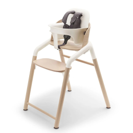 Стульчик для кормления Bugaboo Giraffe 2 в 1 с набором Baby Set цвет Neutral Wood/White