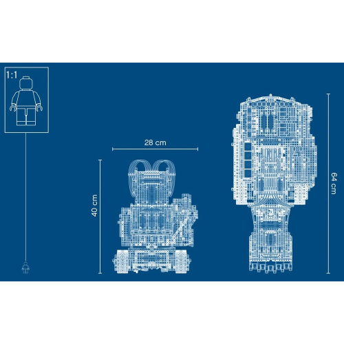 Конструктор Lego Technic 42100 Excavator Liebherr R9800 - Экскаватор