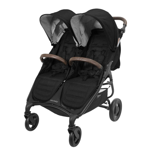 Коляска для двойни 2 в 1 Valco Baby Snap Duo Trend цвет Night (Черный)
