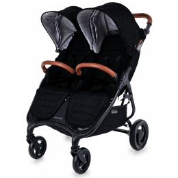 Коляска для двойни 2 в 1 Valco Baby Snap Duo Trend цвет Night (Черный)