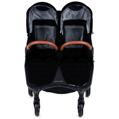 Коляска для двойни 2 в 1 Valco Baby Snap Duo Trend цвет Night (Черный)