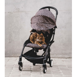 Прогулочная коляска Stokke WILD YOYO3 цвет Leopard рама Black + Бампер
