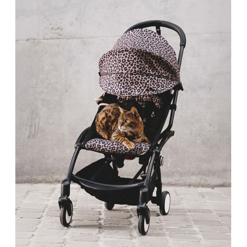 Прогулочная коляска Stokke WILD YOYO3 цвет Leopard рама Black + Бампер