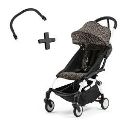 Прогулочная коляска Stokke WILD YOYO3 цвет Leopard рама White + Бампер