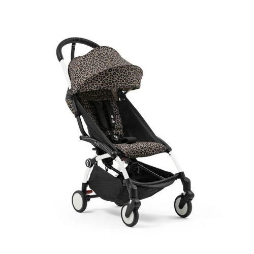 Прогулочная коляска Stokke WILD YOYO3 цвет Leopard рама White + Бампер