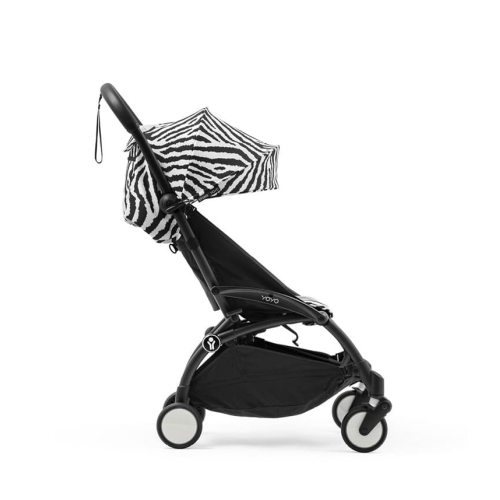Прогулочная коляска Stokke WILD YOYO3 цвет Zebra рама Черная + Бампер